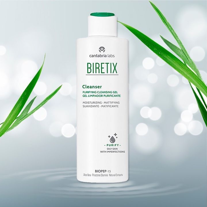 idermo_es's tweet photo. #BIRETIX Cleanser de es un gel limpiador activo purificante de uso diario que regula el exceso de grasa y reduce la proliferación de microorganismos. Formulado con BIOPEP 15 y enriquecido con activos suavizantes y antioxidantes que eliminan las impurezas sin secar la piel. https://t.co/KQbaMUuQTC