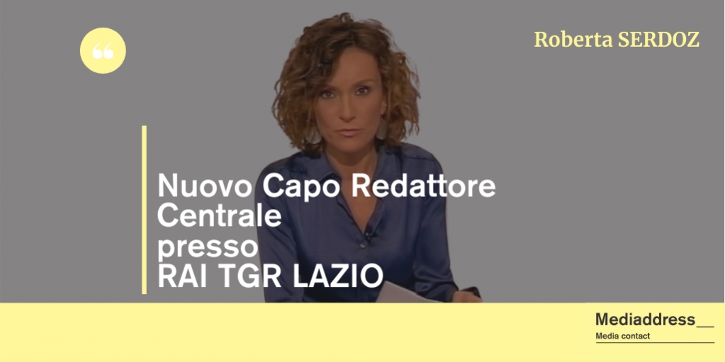 ✅ È cambiato l'incarico per Roberta SERDOZ che ora è Capo Redattore Centrale presso la redazione di "Rai TGR Lazio!

#rai #raitgr #tgr #lazio