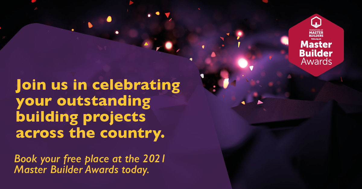 fmbuilders's tweet image. Book your free place now: bit.ly/FMB-Awards for your local 2021 Master Builder Awards ceremony.   🏆    #FMBbuilders #FMBAwards #FMBRegionalAwards #ConstructionFirm #LocalBuilders #BuilderUK #BuildersUK #MasterBuilders #BuildBetter