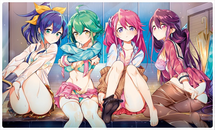 正規品 ミッドナイトブルー 柚子シリーズ 雨濡れ プレイマット