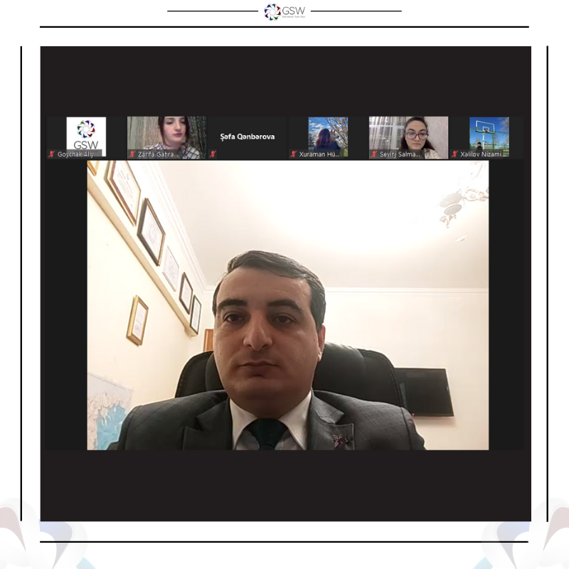 greatsilkway's tweet photo. 🖋💼
"Gələcəyin Diplomatları 2" layihəsinin 3 aprel tarixli görüşündə qonağımız Politoloq İlyas Hüseynov oldu. Qonağımız "Diplomatik ünsiyyət dili: təhriketmə, yoxsa çəkindirmə vasitəsi?" mövzusunda çıxış etmiş və iştirakçıların suallarını cavablandırmışdır.
#gswiyu #gswyouth https://t.co/HstRMxpey5
