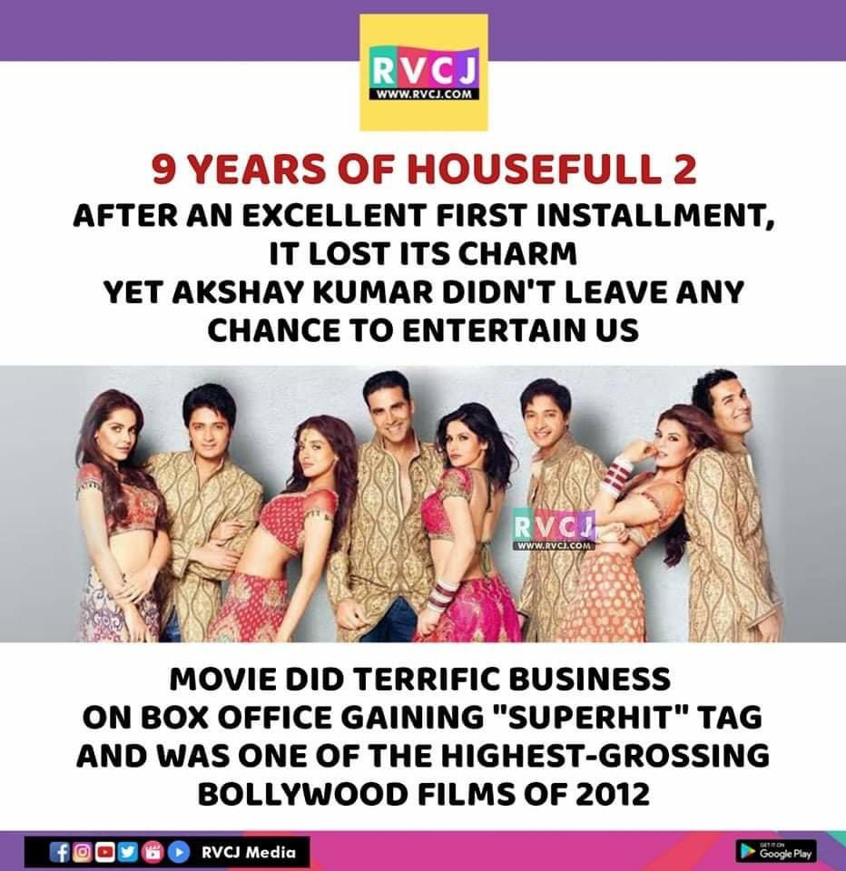 Housefull 2 😃 @akshaykumar @TheJohnAbraham @Riteishd @Asli_Jacqueline @shreyastalpade1 @shazahnpadamsee @zareen_khan 
#Housefull2 #akshaykumar #johnabraham #riteshdeshmukh #shreyastalpade #asin #jacquelinefernandez #shazahnpadamsee #zareenkhan #bollywood #rvcjmovies