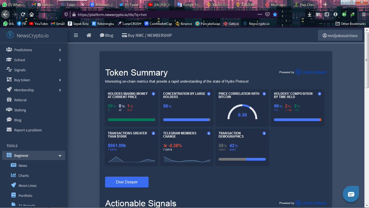 mrdjokosutrisno's tweet photo. 99% #hot #holder are #profit
96% are #investors more than 1 #years
be patient in our #route #ToTheMoon 🚀🚀🚀🚀🚀🔥🔥🔥🔥
#HODL #holochain #holo #p2p #HoloFuel #HoloMonday #Holoport #Holo #nexnet #cryptocurrency https://t.co/6dz7hQHuGb