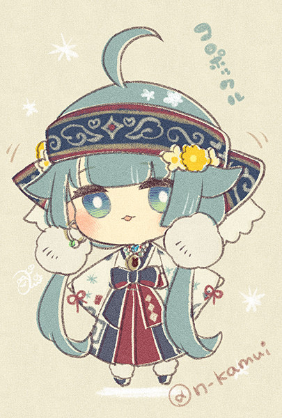 「らくがきコロポックルちゃん❄️? 」|神威なつき🐰5月8日漫画連載開始🎀のイラスト