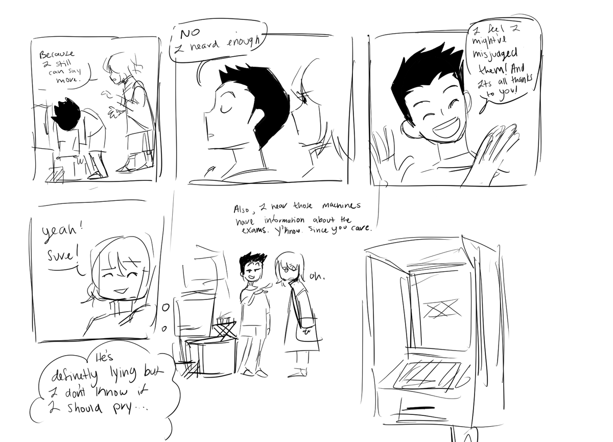 [comic] "do you know anything about the hunter exams?" "no" 