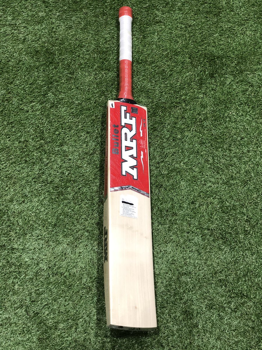 Allthegear99's tweet photo. MRF Virat Kohli Bullet #Cricket #Bat

Made from quality English willow
Thick edges and curved blade
Round Handle
Minimal Concaving
Mid to Low Sweet Spot

Weight: 2lb 8oz
Edges: 38mm
Grains: 6
Size: SH

Price:
£119.99 + shipping

#MRF #BestBats #PingKings https://t.co/PBOCIer1hs