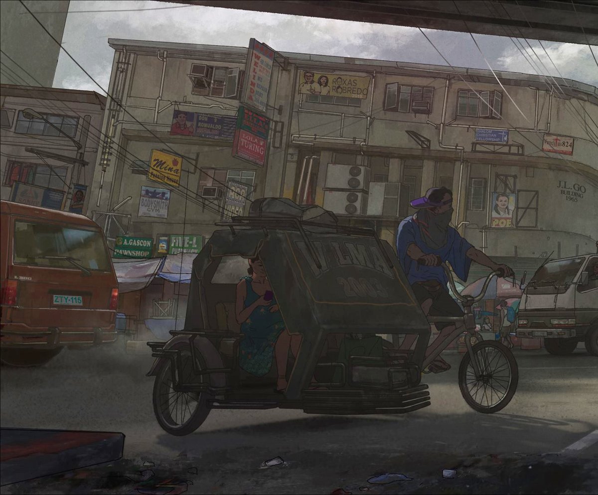 Raymond_t_tan's tweet photo. THE RUNTS #graphicnovel coming out 2022. A crime/action #story set in #Manila 's chaotic underbelly, where we follow a pack of street kids in their gritty journey for ambition &amp; survival. 

#HappyEaster yall
#comics #conceptart #mangaart #anime #ArtistOnTwitter    #digitalart https://t.co/IMxEEbMM4m