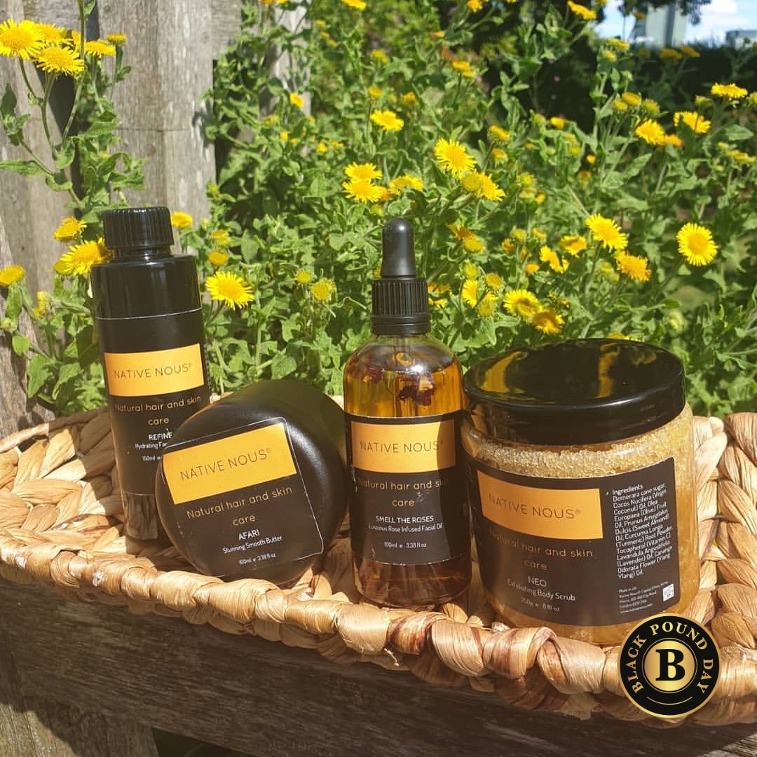 BlackPoundDay's tweet photo. Check out one of the companies we have listed on our directory 

Native Nous ethos is based on sharing indigenous beauty heritage and solutions. They focus on utilising natural ingredients that promote healthy hair and skin. @nativenous 

https://t.co/Entj5Xc4L7 

#BlackPoundDay https://t.co/KEqV5Av2xD