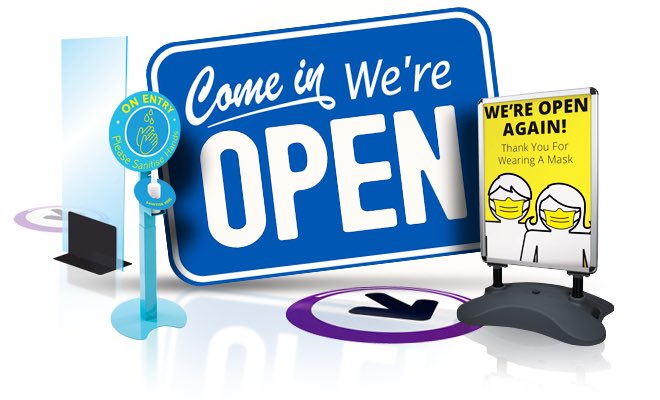 ArrayDisplay's tweet image. With the news of hospitality, leisure and more retailers starting to open their doors, we have a range of products that can help you get back to normal.

Check out what we can offer arraydisplay.co.uk
#exhibition #COVID19