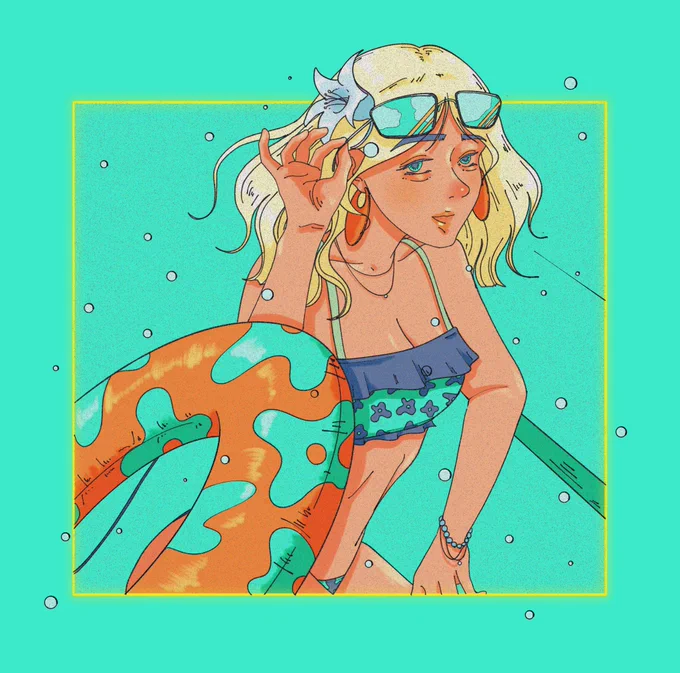 #イラスト 
〇〇少女 