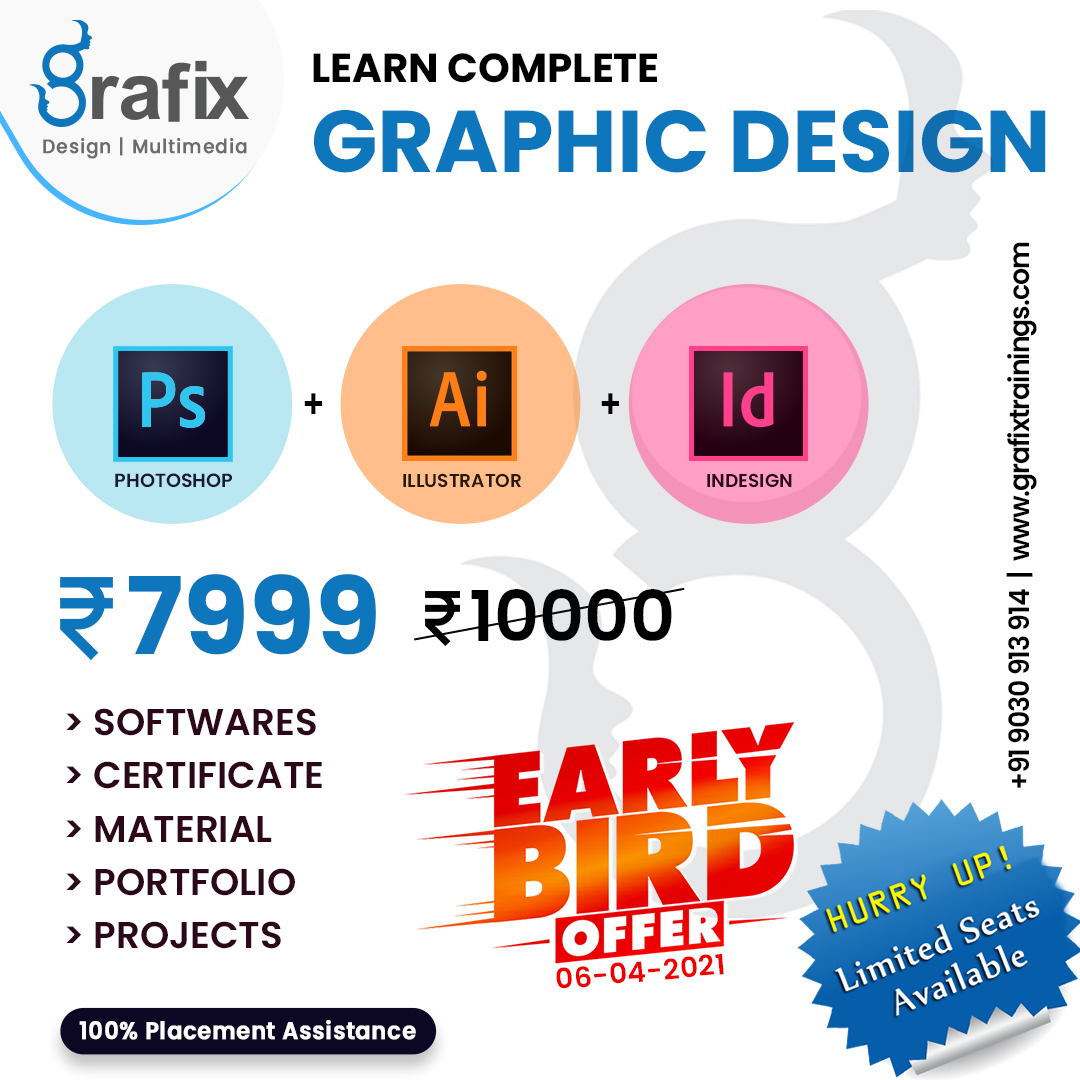 GrafixTraining's tweet photo. Graphic Design Training Institute in Hyd

Feel free to contact:
Whatsapp - +91 9030913914

We Provide Materials | Certificate | 100 % Job Assistance

#graphicdesign #graphicdesigner #design #graphicdesigncentral #illustration #logo #art #graphic #graphics #vfx #animation #design https://t.co/Estf0sVwp3