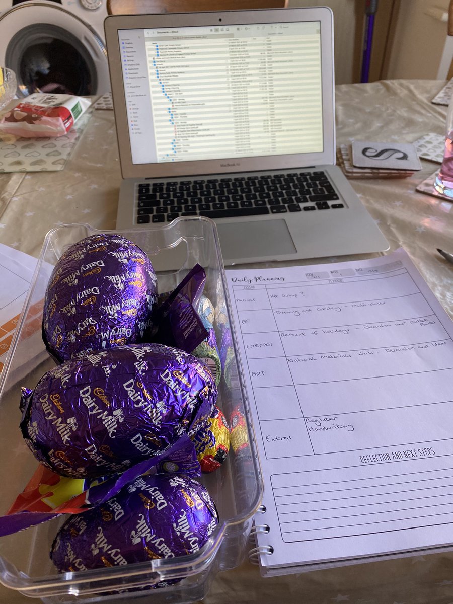 MrTurner_ECT's tweet photo. Hope I’ve got enough supplies to see me through a day of planning and job applications 😳 #pgce #stilleaster #healthkickstartstomorrow https://t.co/GMRbWdsNTT