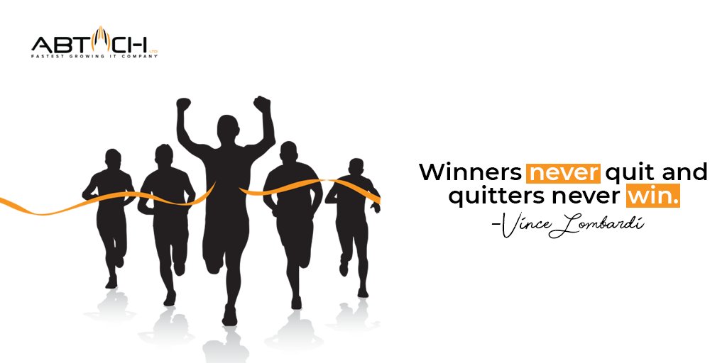 #MondayMotivation - Do you have what it takes to be a winner? 

#Winning #Struggle #Career #Abtach