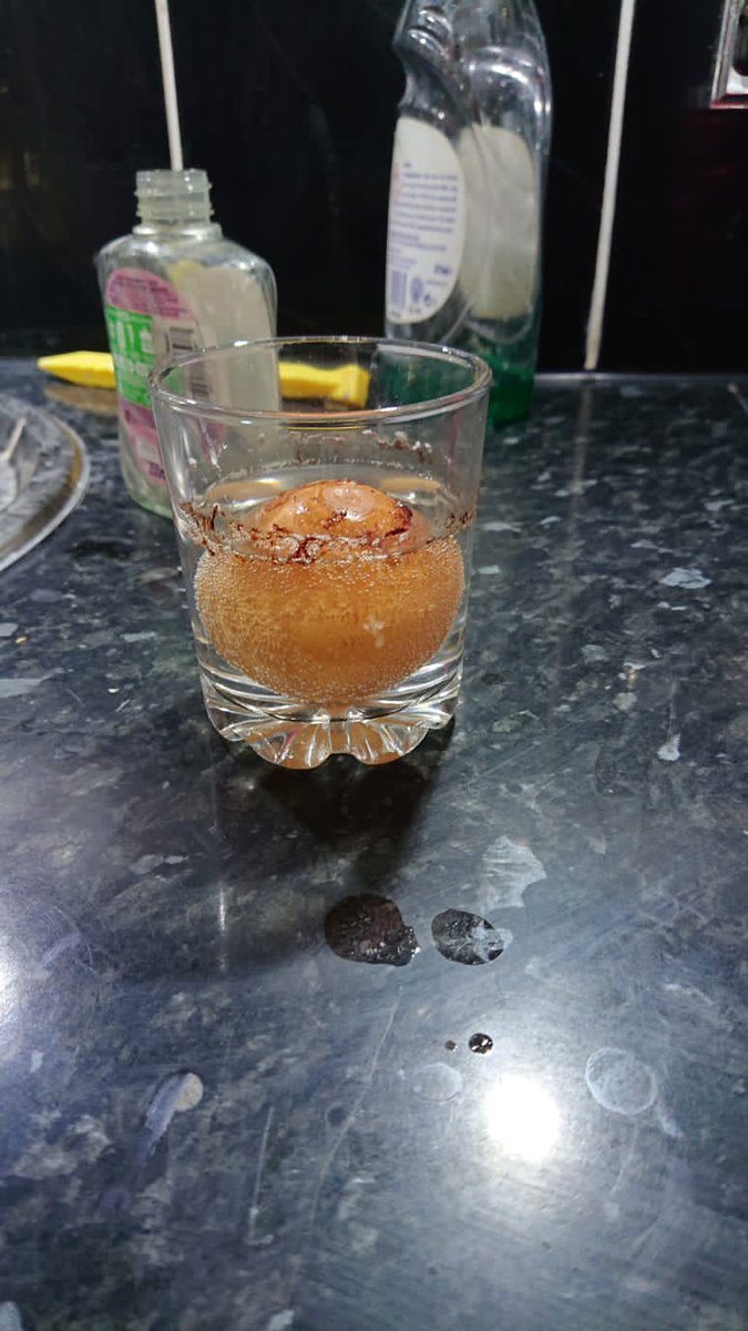 LauraBreeze4's tweet image. @MrsBriggsDA Joe left his egg for a week, the vinegar dissolved the egg shell, the soft tissue that lines the egg is left and then it will bounce a few centimetres, will add the videos in the comments @DeltaDarton  
#scienceisfun #bouncyegg