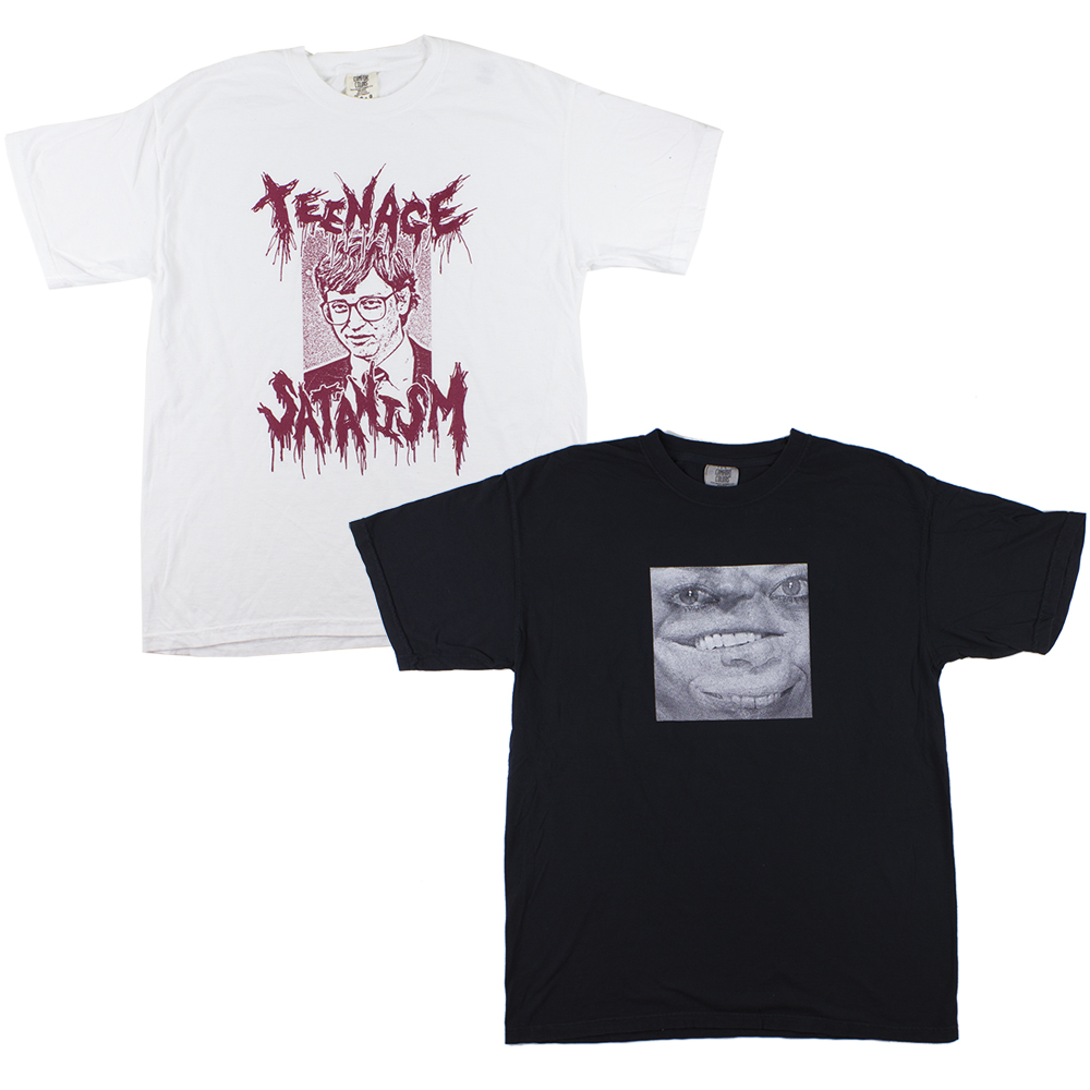 foe_kr's tweet photo. [Seoul Cult]
새로운 티셔츠 2종 입고되었습니다.

- teenage satanism (white) L/XL
- faces (black) L/XL

https://t.co/jSAu4nLBQE
#FOEKR #SEOULCULT @seoul_cult https://t.co/E1QLE1nkn5