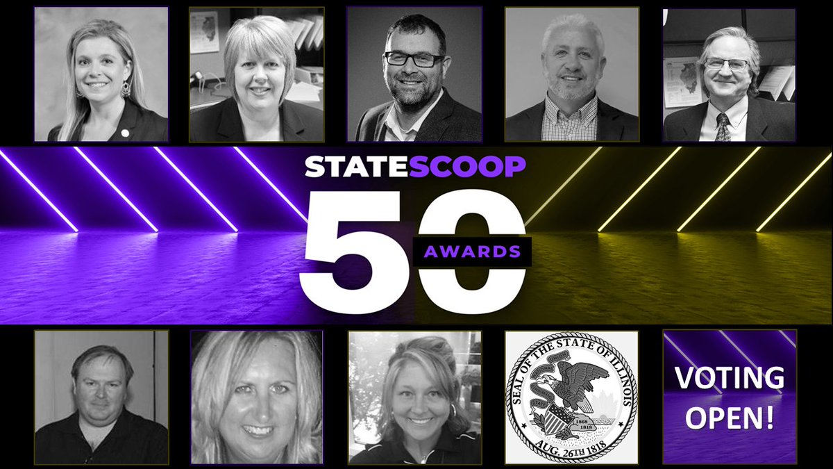 2021 StateScoop Awards - voting open until 4/16 and your support of the Illinois nominees would be appreciated! <a href="/IllinoisDoIT/">DoIT</a>