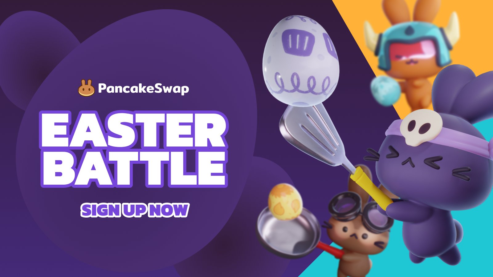 BNB Swap BSC on Twitter ".PancakeSwap Easter Battle is LIVE with