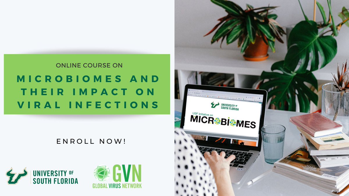 USFMicrobiomes's tweet photo. Do you want to know more about #microbiomes? Our online self-paced course can help you. Enroll now: https://t.co/BRMVX7u4bt #usf #usfresearch #usfhealth #gutmicrobiome #virus #covid19 #nutrition #hiv #enterovirus #globalvirusnetwork #fungae #researchcollaboration https://t.co/lJ96Idv0le