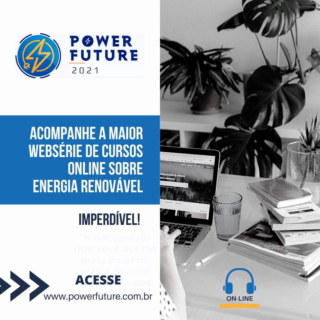 PowerFuture3's tweet image. ⚡ POWERFUTURE - Prepare-se para participar de um novo mundo. Apresentamos o novo site do Power Future e acompanhe a maior websérie de cursos para profissionais do mercado de energia.

ℹ️ Acesse: powerfuture.com.br