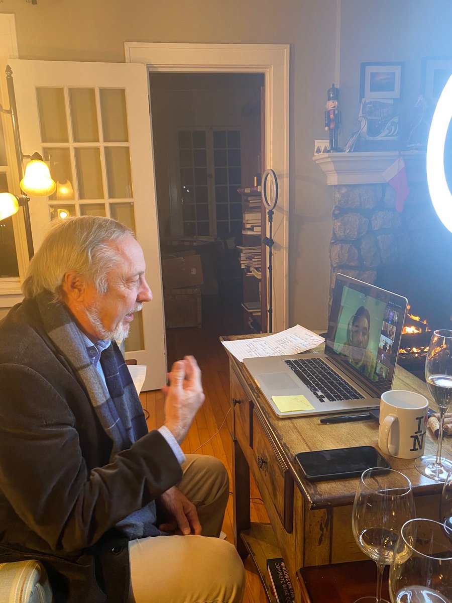 KZraly's tweet photo. Today is the first class of the spring session of the Windows on the World Virtual Wine School.  I am always excited to welcome new students and encourage their wine exploration and understanding. Register at https://t.co/EB4jrXC27c.
Hope to see you in class. 
✌🍷❤
#kevinzraly https://t.co/pbtVN6oujQ