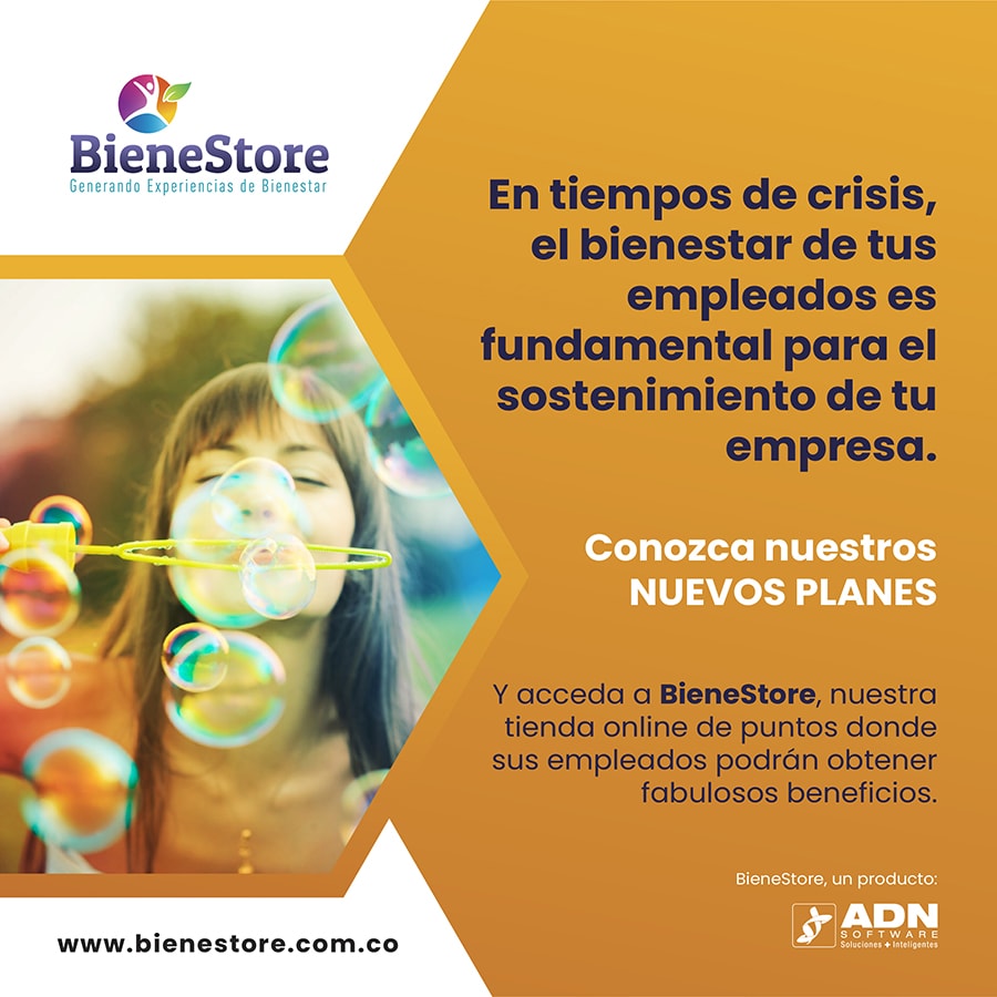 ADNSoftwareCo's tweet image. ¡Si tus empleados están bien, tu empresa también lo estará!

Con BieneStore, nuestra tienda online de puntos, tus empleados podrán obtener fabulosos beneficios y sentir el reconocimiento que merecen.

Conozca más de BieneStore en: bienestore.com.co
