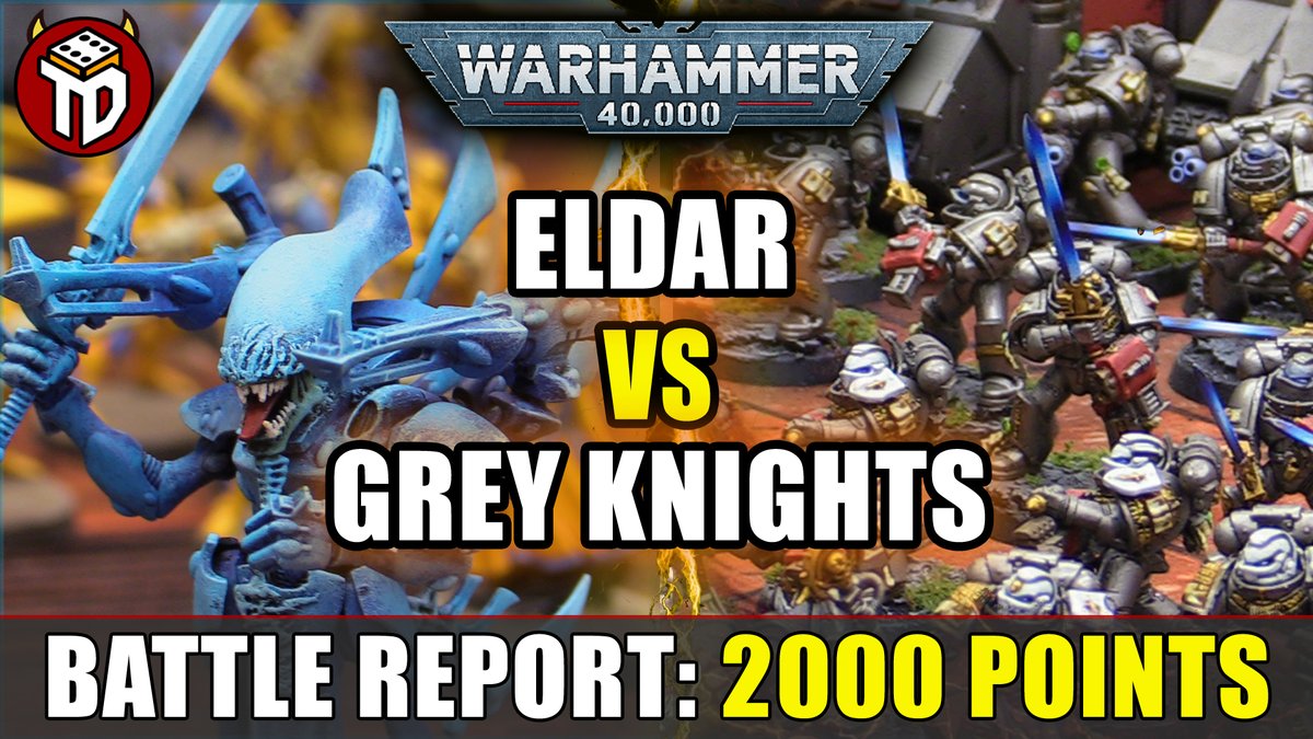 TableTop_Devils's tweet image. A warped and tainted #Eldar #Craftworld attracted the attention of a Battalion of #GreyKnights in our latest Warhammer 40,000 battle report:
youtu.be/QyDNVZkJanU
#Battlereport
#WarhammerCommunity #warhammmer #warhammer40k #warhammer40000 #aeldari