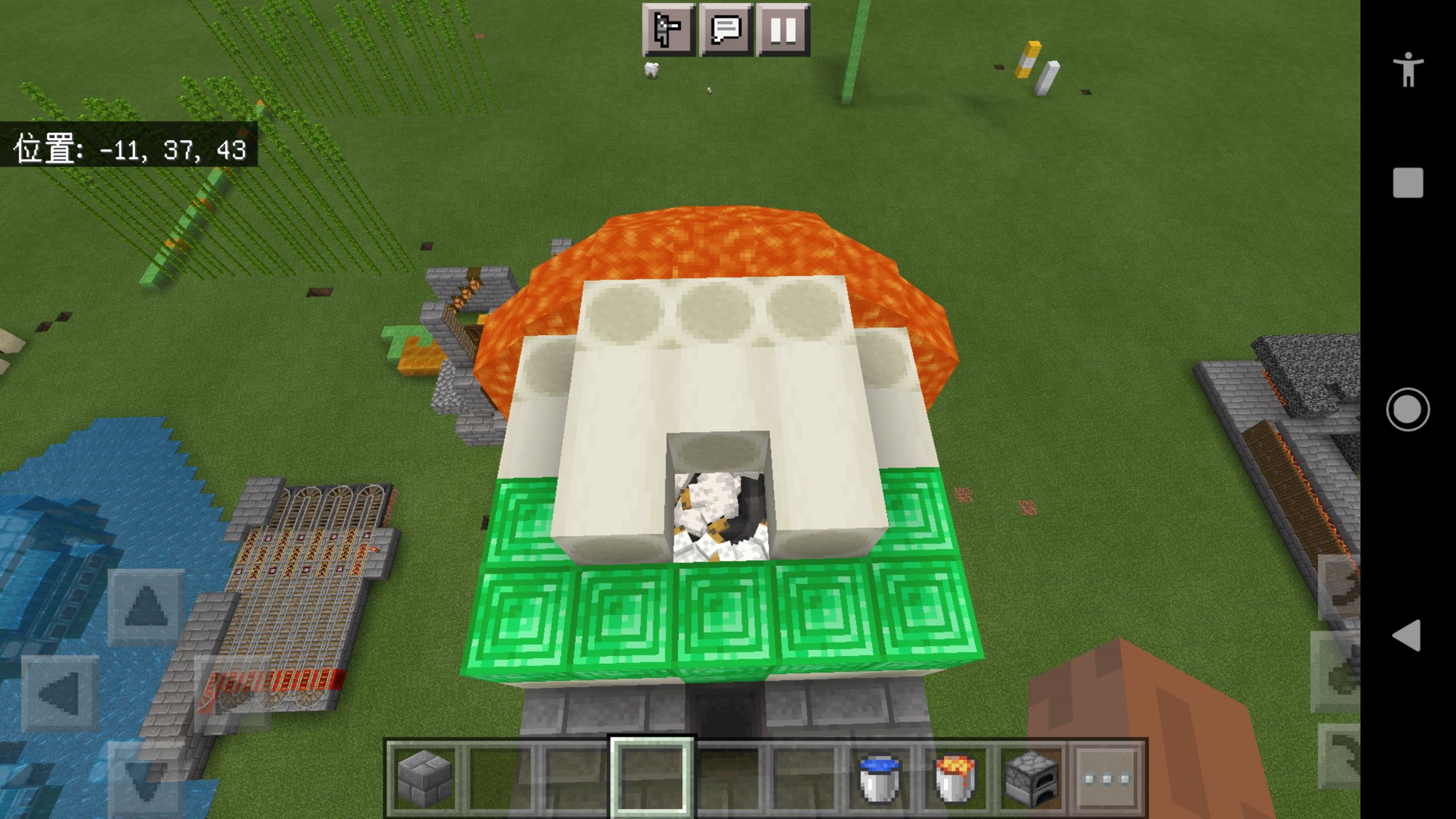 Uzivatel Na Twitteru 以前マイクラ統合版スマホにてつくった低スペック巨神兵の頭 頭蓋の中に鶏が詰まっており火の 卵を吐き出す 1 8の確率で孵化するが生まれた瞬間から火に包まれる為 7日間と経たず燃え尽きてしまう