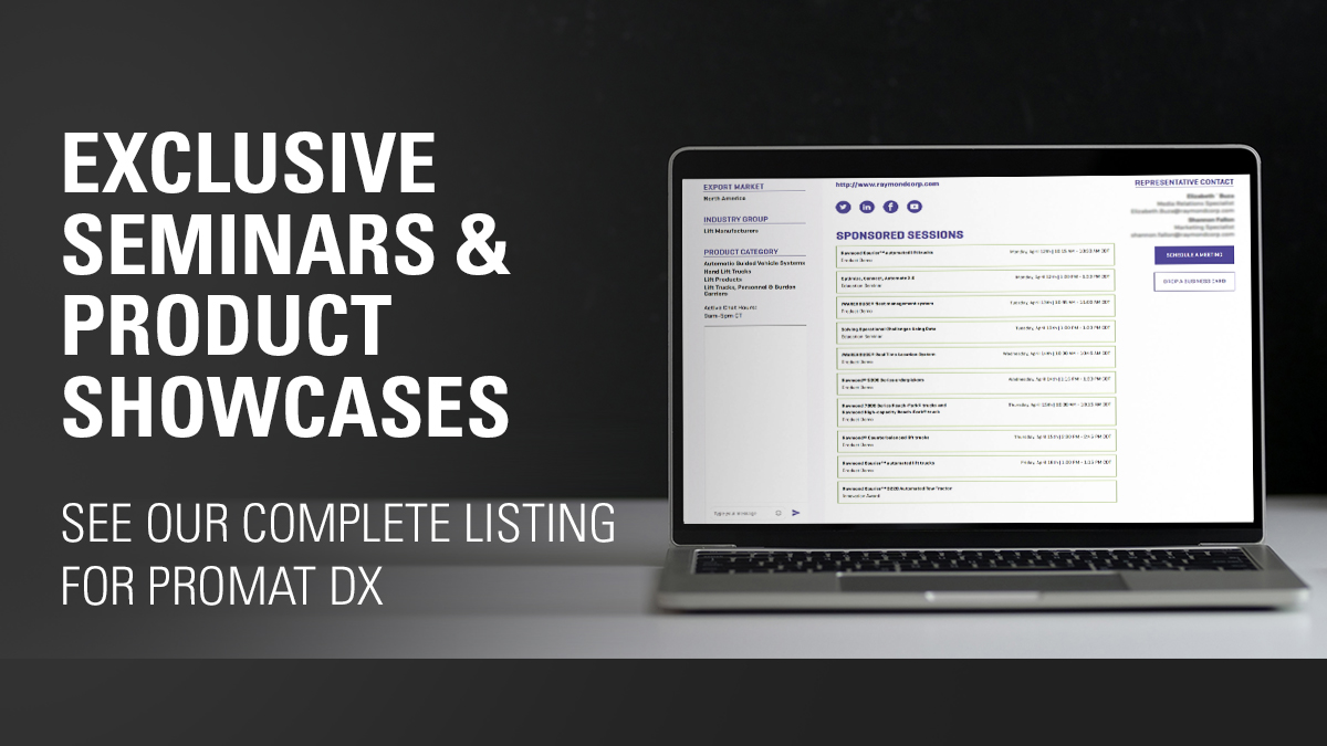 PengateHandling's tweet image. Utilizing the principles of Raymond Lean Management can help identify challenges, improvements, and inefficiencies. Learn how to integrate it into your operations with @RaymondCorp at ProMatDX 2021. raymondcorp.com/promat2021  #ProMatDX #ProMat2021 #ProMat21 #SupplyChain