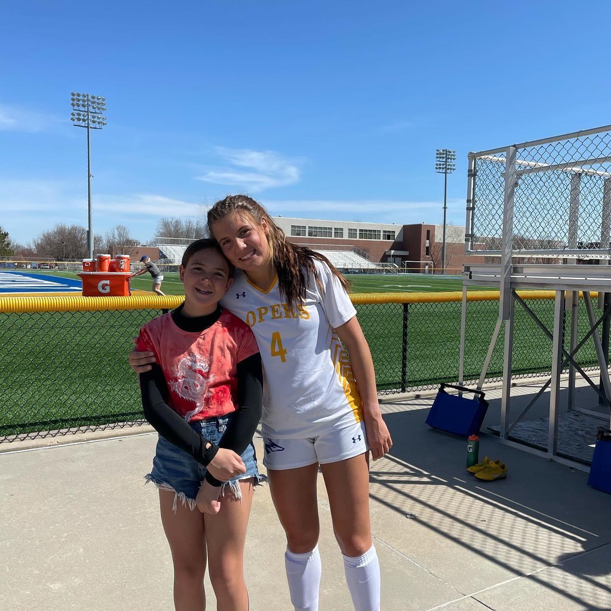 aspen_brandich's tweet photo. My family came out to spend Easter weekend with me! I had a soccer game Saturday and then I had breakfast and for Easter baskets with my family Sunday! @UNKBiol106 @UNKearney #106nospringbreak https://t.co/pZBzGzc0nO