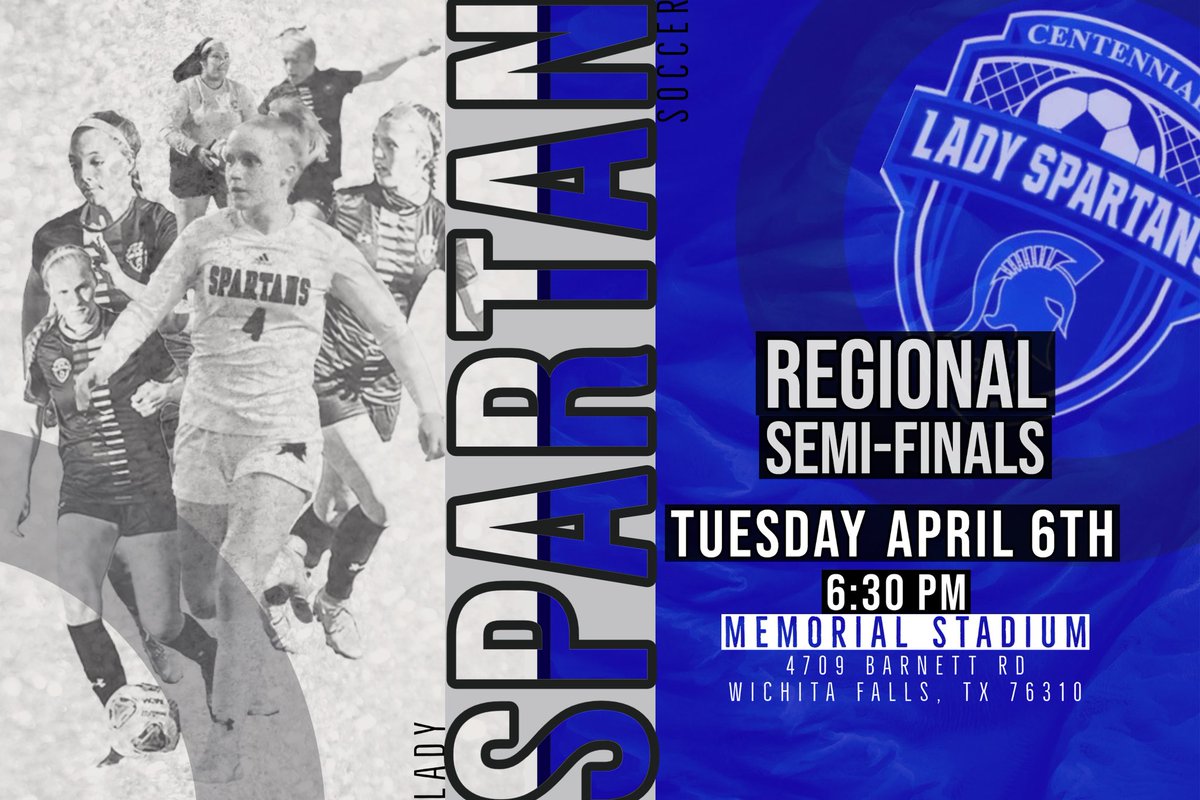 CHSLadySpartans's tweet photo. Round 4 is set!!!

Amarillo tomorrow in Wichita Falls at 6:30pm

#LSS #letsfreakinggo https://t.co/S904o186AH