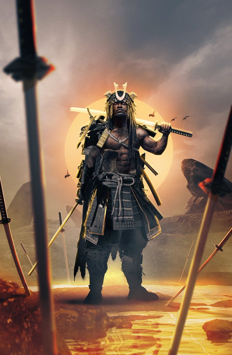Bosslogic's tweet photo. Created this #Yasuke piece for my friend @MansaMusaNFT thanks for having me do this and perfect timing considering the @netflix release! https://t.co/vriuoO9vz6