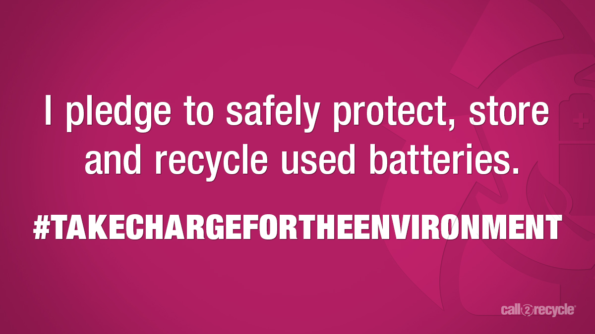 Call2RecycleCA's tweet image. Happy #EarthDay2021! 🌍 Take charge for the environment and pledge to recycle your batteries this year. 🔋♻️

#Call2RecyclePledge #RestoreOurEarth #EarthDayCanada #TakeChargeForTheEnvironment