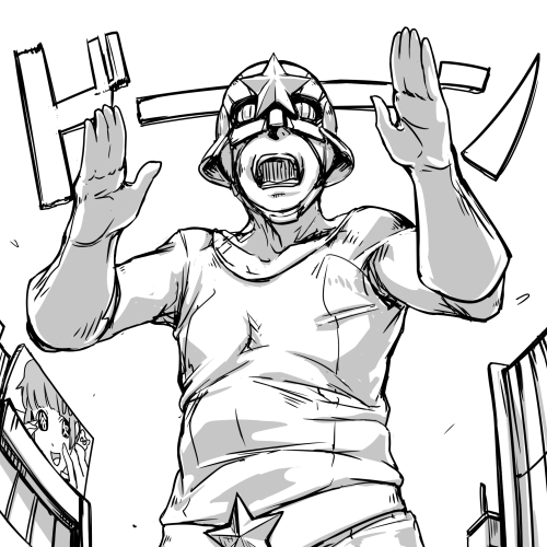 近々以下のアカウントにて私が描いた巨大ヒーロー物の漫画「ダイキング」が公開されます。
その他にもいろいろな創作漫画が読めるのでフォローしてみてください。
漫画家を目指す方々が切磋琢磨しておりますのでリツイートして宣伝していただけると大変嬉しいです。
https://t.co/4Pev5tEsXh 