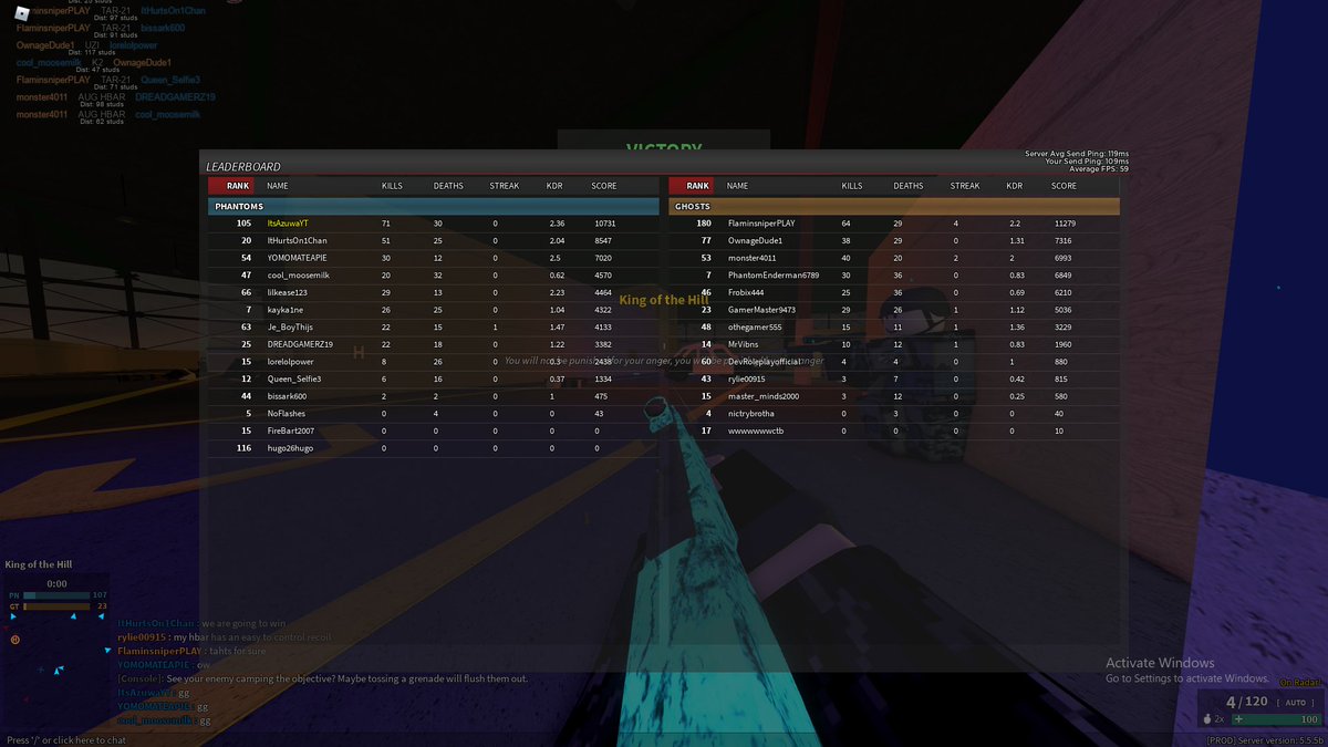 azuwa_yt's tweet image. Never To Win!

Tags:
#PhantomForcesRoblox
#StylishStudio
#RobloxDev