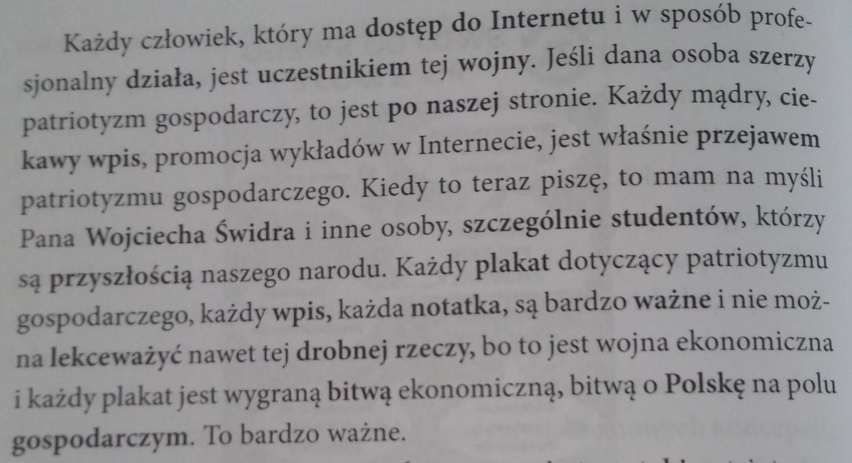 Mam nadzieję, że moje tweety też liczą się w tej wojnie.