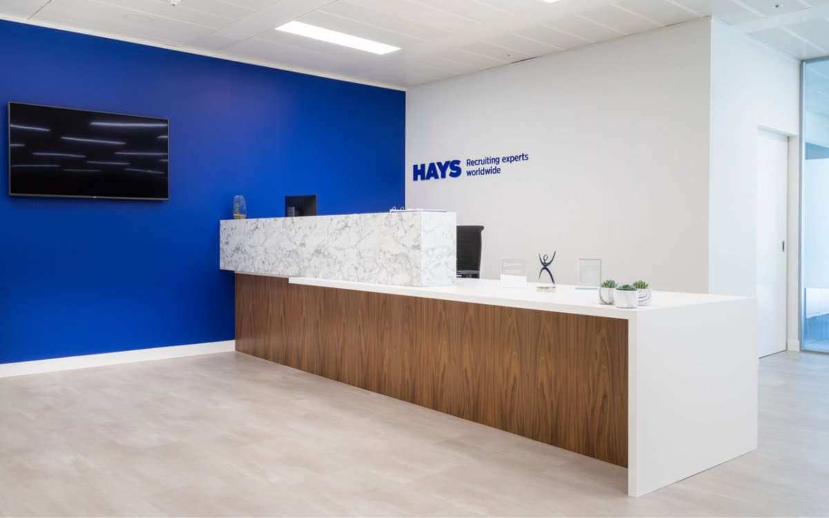 MDC_GroupUK's tweet photo. Hays plc is a leading English company providing recruitment and human resources services across 33 countries globally. 

Do YOU want your dream office?

Let MDC make #yourvisionourmission 

Give us a call- 02079289000
Email us- enquiries@mdcgroup.co.uk

#officeinterior https://t.co/RHciKmErmt