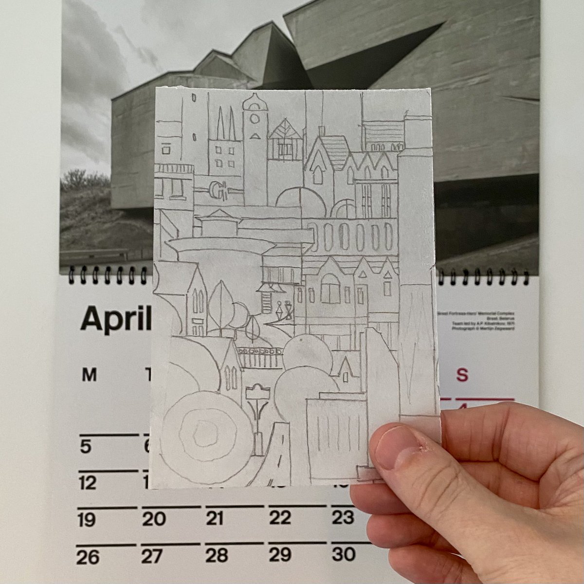 Brumhaus's tweet image. I’m drawing Sutton Coldfield. Here’s a few of my initial sketches #suttoncoldfield