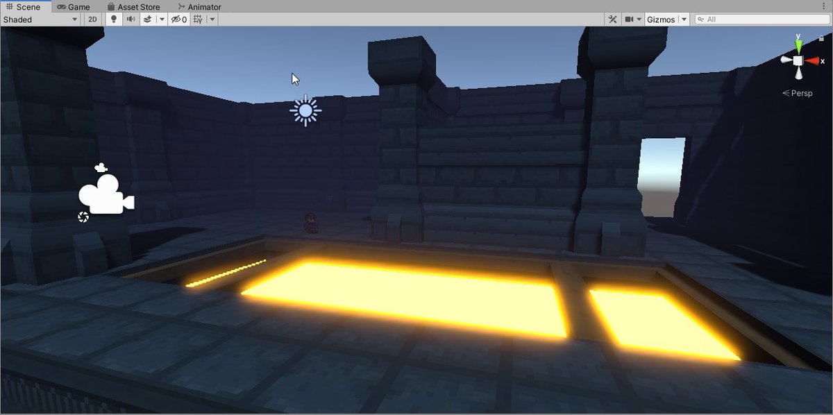 Best thing about being a digital art student? Doing breakdowns of &amp; rebuilding existing games or art styles (HD-2D in this case) of course! 

🚧🏗🚧