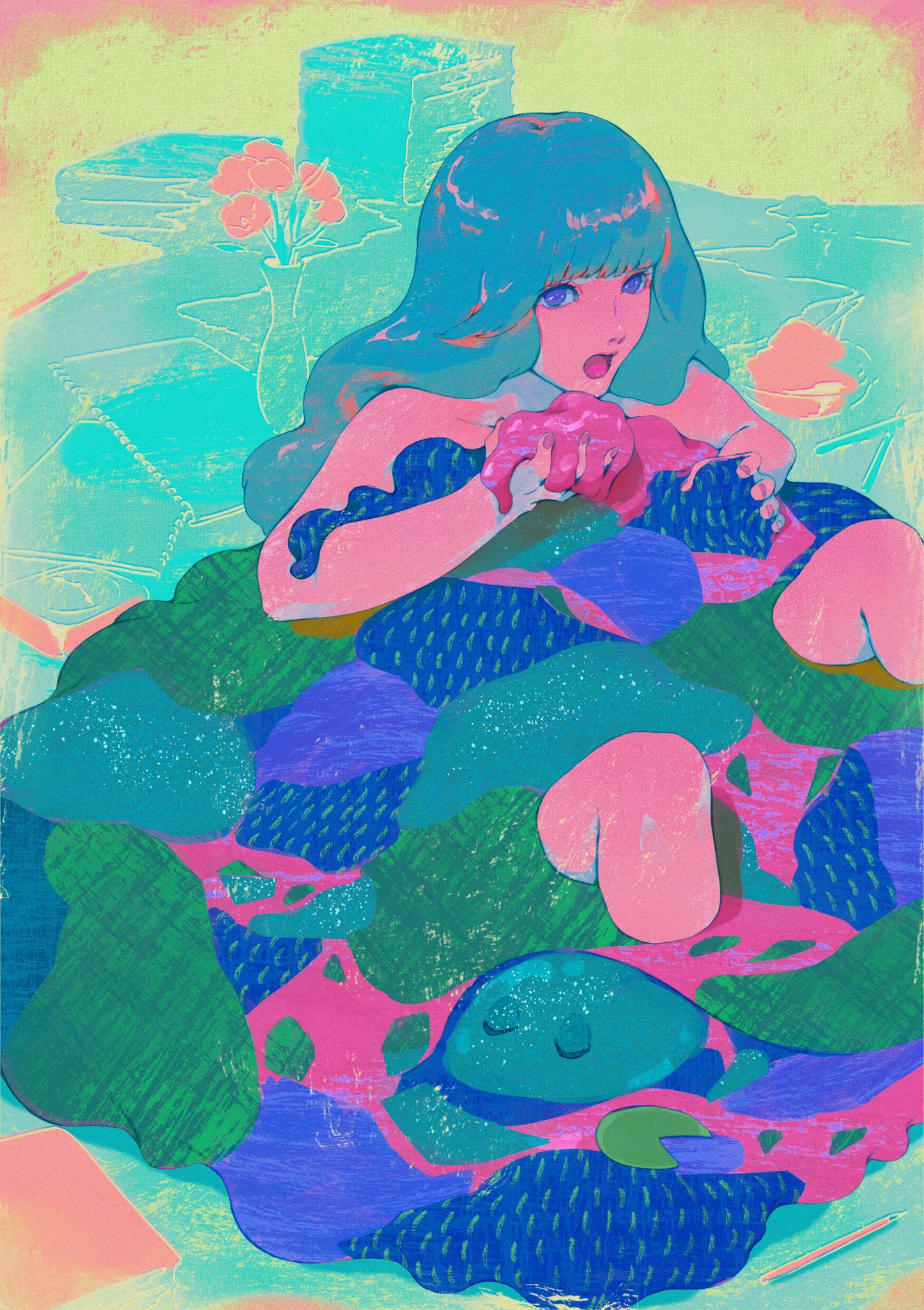 Twitter 上的 藍にいな 沼にハマってきいてみた ありがとうございました コラボイラストも公開でした たっぷり取り上げて頂いてありがたいです 神に近づけるように頑張ります 沼にハマってきいてみた 沼ハマ ぬっしー T Co Myugt3eizw Twitter