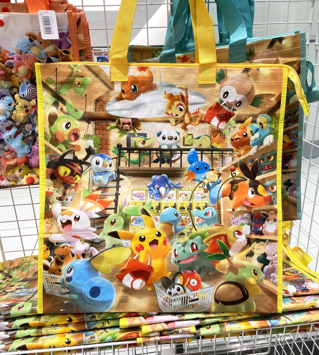 斉藤コーキさん作画のショッピングバッグ Lサイズ新発売！ピカチュウ