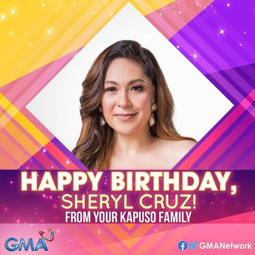 Happy Birthday to our upcoming star, SHERYL CRUZ! Stay safe and blessed.   