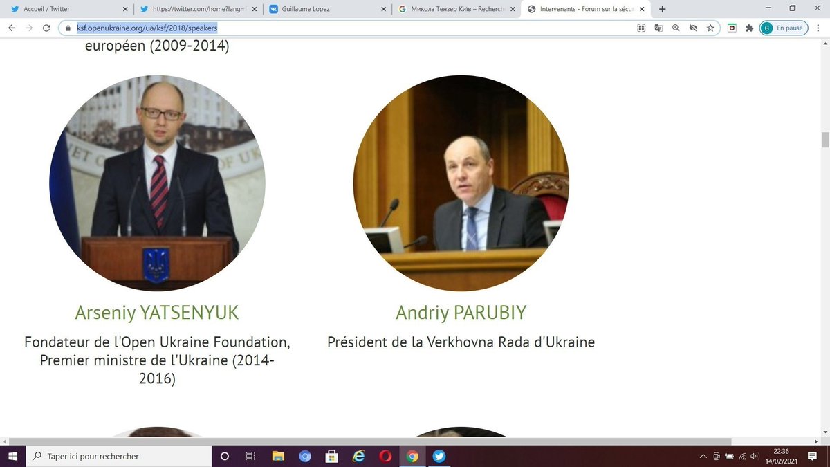 2/ De plus à son forum Open Ukraine qu ' il a mis en place avec sa fondation, on y retrouve tous ceux qui ont pris part au coup d ' état nazi de Maidan ,ceux qui ont pris part au génocide sur la population du Donbass On y retrouve aussi le propagandiste Nicolas Tenzer