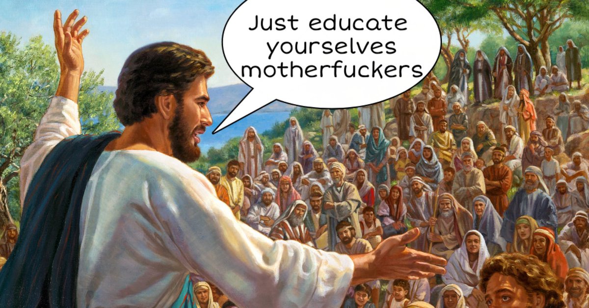 deSnor's tweet photo. Educate! #easter #spreadlove https://t.co/JlsMUOlQVU