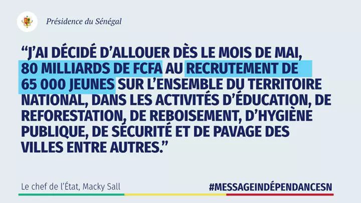 ModerneCitoyen's tweet photo. La DER/FJ, l’ANPEJ, l’ADPME et le FONGIP entre autres, seront représentés dans chaque guichet unique afin d’apporter aux projets l’expertise, le financement et le suivi nécessaires.
#MessageIndependanceSn https://t.co/izYu8bNs0D