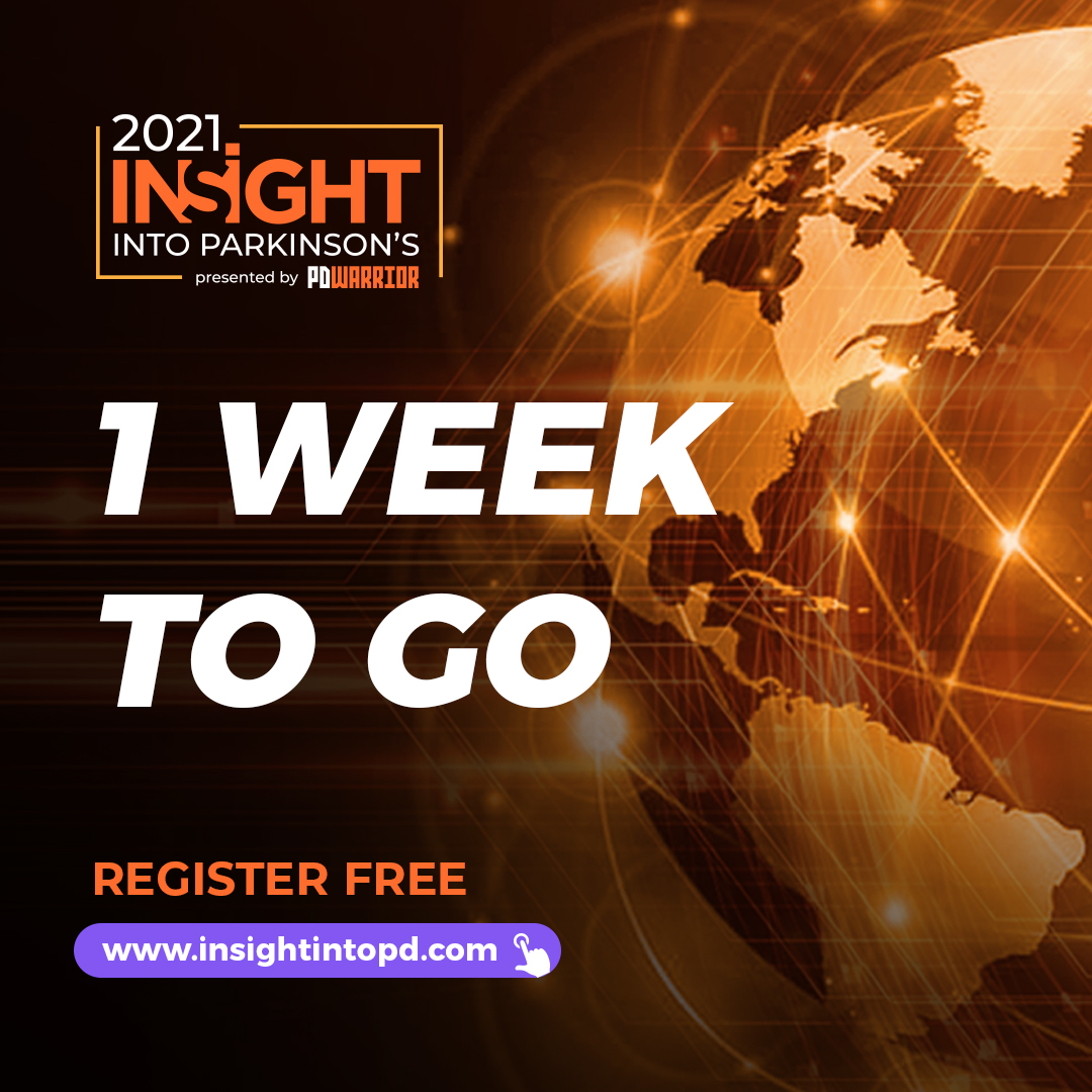 We're only one week out from the INSIGHT conference on World Parkinson's Day 11th April. 
Register here insightintopd.com
#ParkinsonsAwarenessMonth