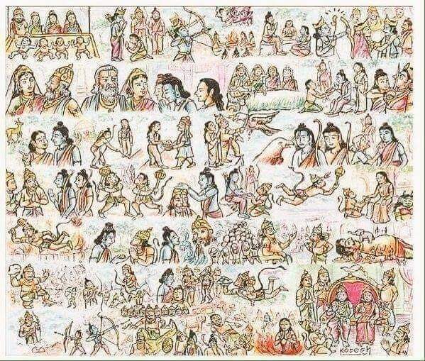 Full Ramayana in one frame 💓
