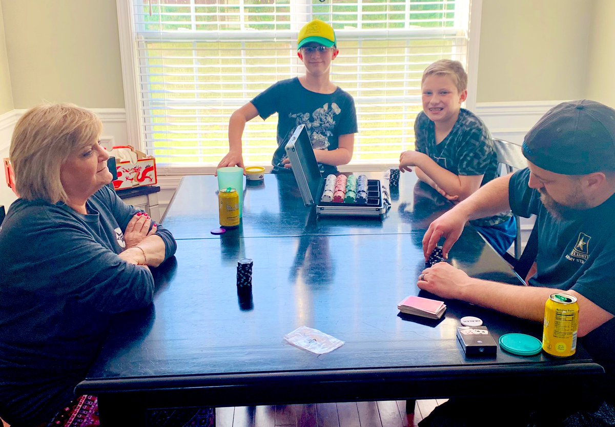 A weekend spent teaching the neighborhood kids how to mow the perfect lawn and teaching my mom how to play poker is the perfect way to kick off a vacation.