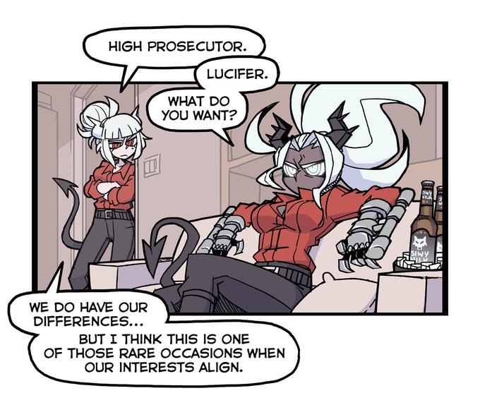 demon women talking business 