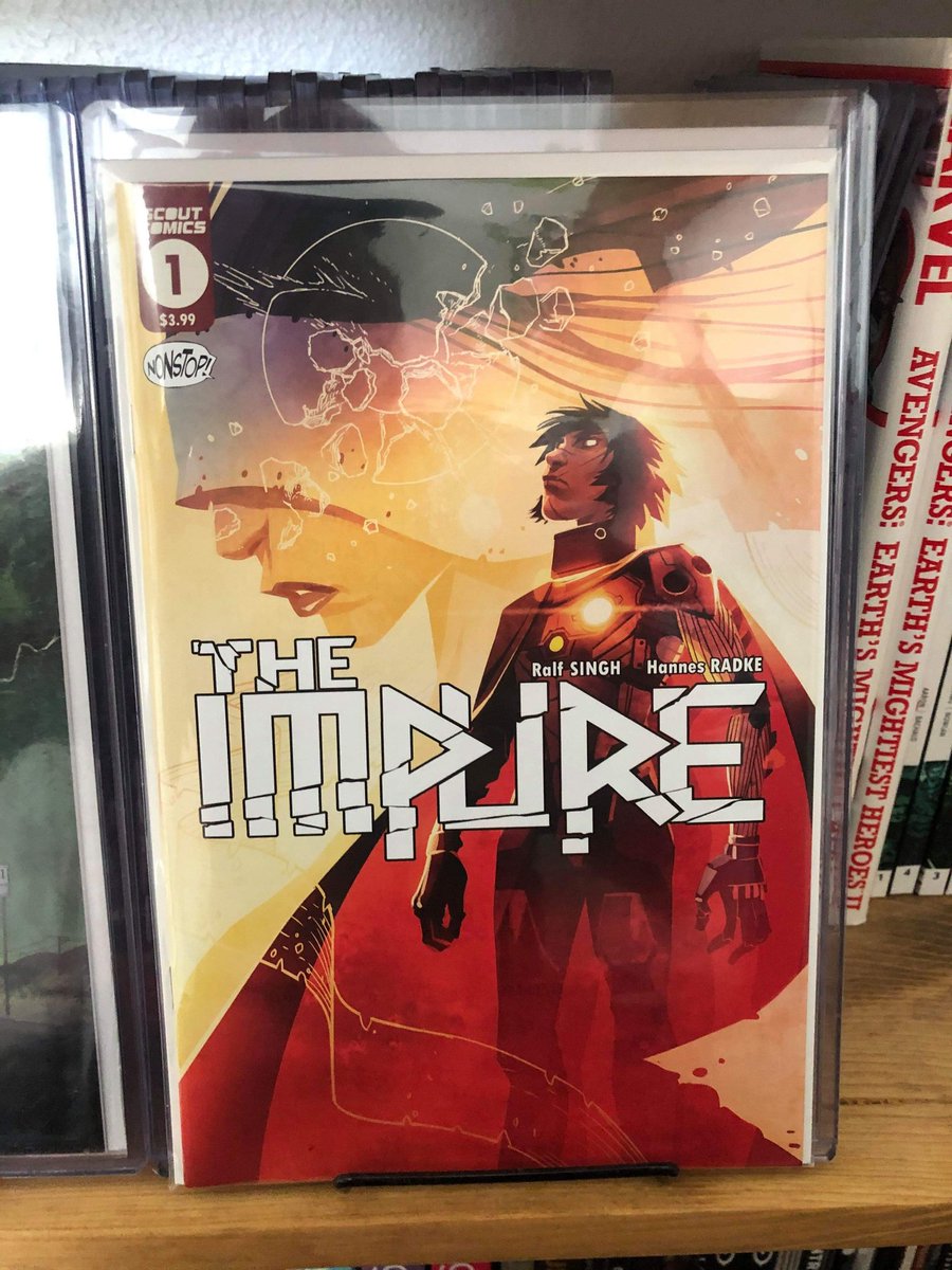 SinghRalf's tweet image. The Impure #1 should be available at your local comicbook store this wednesday from @ScoutComics - Science fiction and action fans should Take a look. Please retweet and Share with your Friends! Cover by @mikimontllo