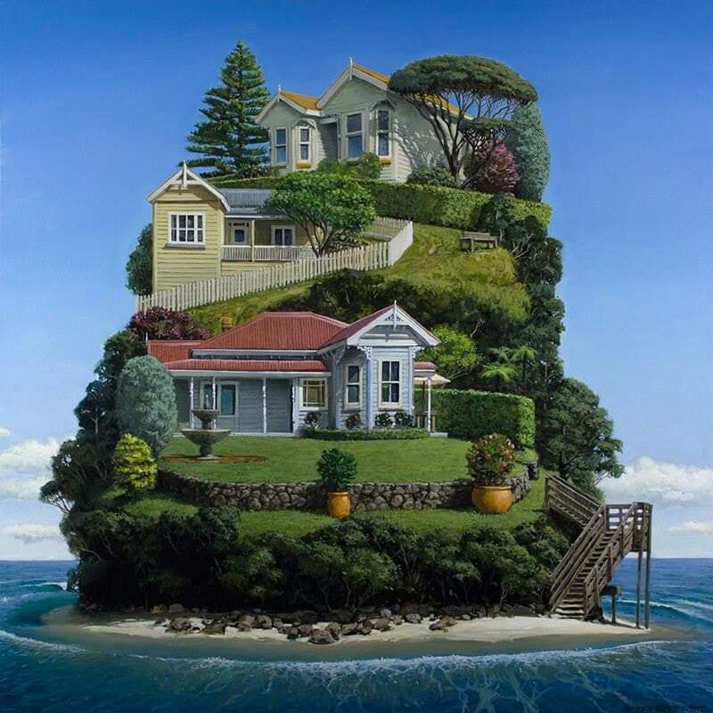 Norfolk Island style of high density housing!